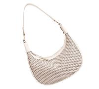 MZRAN Women Shoulder Bag Simple Dumplings Bag Retro Messengers Ladies Armpit Straw Woven Crossbody For Daily Women Dumplings Trend Shoulder Armpit Simple Crossbody For Daily