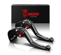 MZS Black Motorcycle Brake Clutch Levers Adjustable Short Compatible with GROM MSX125 14-25 / CBR500R CB500F CB500X 13-21 / Monkey 18-25 / CB300R 18-25 / CBR300R CB300F 14-22 / CBR250R 11-15