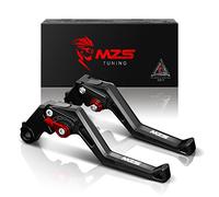 MZS Black Motorcycle Clutch Brake Levers Short Adjustable CNC Compatible with EX650 ER-6F ER-6N 2009-2016 / KLE650 KLE 650 2009-2014