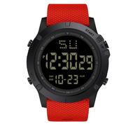Mzshne Large Screen Outdoor Sports Watch Round Dial Waterproof Luminous Watch for Indoor Outdoor Sports