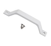 MZSKLW Door Handles 1pc Sliding Barn Door Handle Pull Cabinet Flush Hardware with Screw Set Wood Interior Furniture(White Without Base)