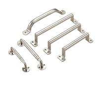 MZSKLW Door Handles 1pc Stainless Steel Barn Door Handle Kitchen Cabinet Handles Desk Drawer Knobs for Interior Furniture(B2)