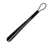 MZSKLW Shoe Horn Hangable Large Shoehorn Color Plastic Shoe Wearer Lifter Pump(Black)