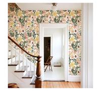 MZSKLW Sunflower Floral Self Adhesive Wallpaper Peel and Stick Removable Cabinet Sticker Yellow Flower Waterproof Wall Decor