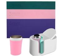 MZSX 3pcs Sublimation Tumblers Wraps, Three Thicknesses, Compatible Machine Sublimation Print High Temperature, Sublimation Tumblers Wrap for Cricut Mug Press, for Heat Press Mug Sublimation Machine