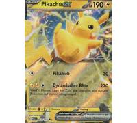 MZTCG - Pikachu EX PAL 063 - Developments In Paldea - Trading Card - German - Holographic - with MZTCG Shipping Protection