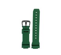 MZTZHVNVGK 16mm Rubber Strap Fit For Casio Fit For G-shock GM GA 2100 GA5600 6900 Series Quick Release Sports Waterproof Band Watch Accessories(Green black buckle)