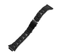MZTZHVNVGK 16mm Watch Strap Fit For Casio Fit For G-Shock DW5600 DW6900 GW-M5610 DW9600 Series Black Stainless Steel Plastic Watchband With Tools