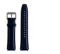 MZTZHVNVGK Leather Watch Strap Fit For Casio Retro Small Square A159W-N1 A158WA A168 A159 AE1200 AQ230 700 Business Watch Strap 18mm(Blue-black)