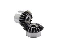 MZTZHVNVGK One 1.5 Module 20Tooth Standard Inner Bore, Inner Bore 8/10/12/14/15mm Gear Tooth Spiral Bevel Gear Bevel Gears(2PC,1.5M20T 14mm hole)