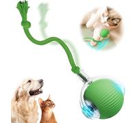 MZU Interactive Cat Toy Ball, 2025 Upgraded Cat Ball Toys for Bored Indoor Adult Cat, Interactive Dog Toy for Bored Indoor Adult Cats Puppy Pet Balls (Green)