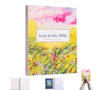 mzvoo A Beautiful Year In The Bible 52 Week Bible Study Plan for Women, A Beautiful Year In The Bible Year In The Bible, Christian Bible Studying Guide Notebook, Inspirational Reading Plan