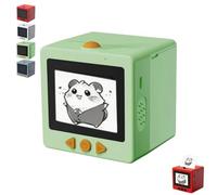 mzvoo Ai Sticker Box Drucker,Ai Sticker Box Printer,Smart Ai-Voice Stickerbox-Printer,With 2.4" Display,Inkless Portable-Sticker Printer,Mini-Sticker-Printer For Offices And Schools(D)