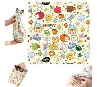 mzvoo Cat Wrap for Cutting Nails,cat Grooming Wrap,cat Wrap Cat Mittens To Prevent Scratching,cat Wrap for Grooming,cat Wrap for Cutting Nails - Anti-escape Soft Cat Blanket To Wrap Cat