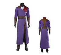 MZXDY Purple Gale Dekarios Cosplay Costume BG3 Gale Tunic Suit Game Outfit Halloween Mans Robe Warrior Uniform, Gale, XXL