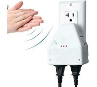MZXI Clapper Sound Activated Switch, The Clapper Sound Activated Switch On/Off Hand Clap Electronic Light 220V, Clap Detection, 2 Devices Switch Control for Kitchen Bedroom TV Appliances