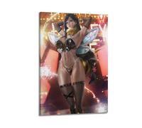 MZXRYBFY Final Fantasy Bee Tifa Poster Poster Decorative Painting Canvas Wall Posters And Art Picture Print Modern Family Bedroom Decor Posters 20x30inch(50x75cm)