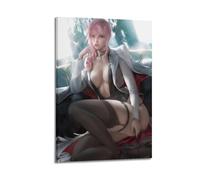 MZXRYBFY Final Fantasy Lightning Suit Poster Poster Decorative Painting Canvas Wall Posters And Art Picture Print Modern Family Bedroom Decor Posters 20x30inch(50x75cm)