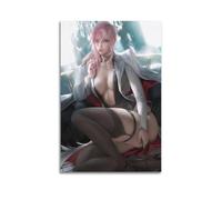 MZXRYBFY Final Fantasy Lightning Suit Poster Poster Decorative Painting Canvas Wall Posters And Art Picture Print Modern Family Bedroom Decor Posters 20x30inch(50x75cm)