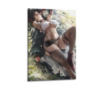 MZXRYBFY Final Fantasy Tifa Lace Poster Poster Decorative Painting Canvas Wall Posters And Art Picture Print Modern Family Bedroom Decor Posters 20x30inch(50x75cm)