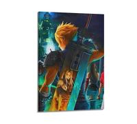 MZXVBUC Final Fantasy VII Poster Poster Decorative Painting Canvas Wall Posters And Art Picture Print Modern Family Bedroom Decor Posters 08x12inch(20x30cm)