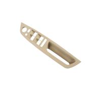 MZXYGKLI Car Interior Door Pull Handle Armrest Panel Trim Without Mirror Folding Button for X5 for X6 for E70 for E71 for E72 Inner Door Panel Pull Trim(RHD Model A Beige)
