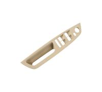 MZXYGKLI Car Interior Door Pull Handle Armrest Panel Trim Without Mirror Folding Button for X5 for X6 for E70 for E71 for E72 Inner Door Panel Pull Trim(LHD Model B Beige)