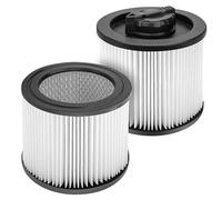 MZY LLC DXVC4001 HEPA Cartridge Filter Replacement for DEWALT 4-5 Gallon DXV04T, DXV05P, DXV05S, DXV08S, DXV06G Wet Dry Vacuum Cleaners, 2 Pack
