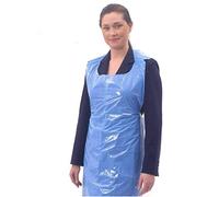 MZY1188 Blue White Disposable Aprons,Disposable Aprons Waterproof Polythene Aprons For Cooking Baking and Use In Personal Care