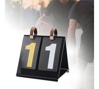 MZYFDC Card Club Game Scoreboard Lightweight Tabletop Competition Record Multipurpose Large Numbers Score Board Flip Keeper For Indoor Outdoor Basketball(Black)