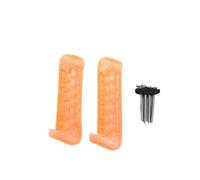 MZYFDC Ice Skate Blade Covers 1 Pair Soft Plastic Ice Hockey Figure Skate Guard Cover Protector Runner Guards For Women Men Youth(Orange)