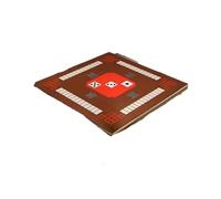 MZYFDC Mahjong Mat Mahjong Mat For Reduce The Noise Non-slip Board Game Table Pad Silence Waterproof Home Party Mah-Jong Protector(Brown,90x90cm)