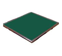 MZYFDC Mahjong Mat Square Mahjong Tablecloth Hand Waing Cloth Pad Anti-slip Table Mat Modern Simple Sle Home Fabric(Dark green,RUBBER_100*100CM)