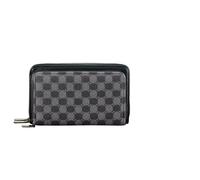 MZYFDC Mens Clutch Bag Men's PU Leather Clutch Bag With Wrist Strap, Multi-Function Card Slots & Hidden Cash Pocket