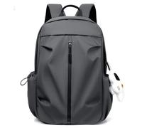 MZYFDC School Bag Student School Bag High Large Capacity Simple Backpack Trend(Grey)