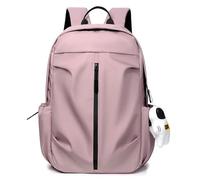 MZYFDC School Bag Student School Bag High Large Capacity Simple Backpack Trend(Pink)