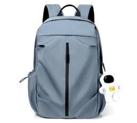 MZYFDC School Bag Student School Bag High Large Capacity Simple Backpack Trend(SKY BLUE)