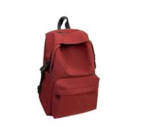 MZYFDC School Bag Travel Solid Color Versatile Large Capacity Backpack Simple School Bag(Red)