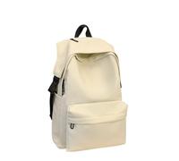 MZYFDC School Bag Travel Solid Color Versatile Large Capacity Backpack Simple School Bag(White)