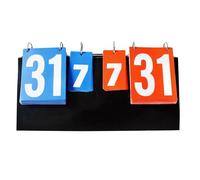MZYFDC Tabletops Scoring Board Portable Scoreboard Flipper MultiSports Score Flip Easily Keepers For Indoor Outdoor Basketball(B Six digits)