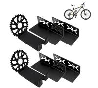 MZYRH Bike Wall Mount, Pedal Hanger for Indoor Storage, Heavy Duty Rack for Garage or Home, Hold Hooks for Road and Mountain Bikes (2 Pack)