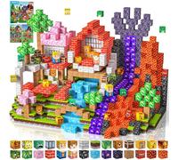 Mzyxxel Magnetic Blocks 100 PCS Building Blocks, 3+ STEM Montessori Sensory Toys, Magnetic Cube for for 3 4 5 6 7 8 9 10 11 12 8-12 Years Old Boys & Girls Birthday Gifts