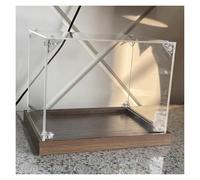 MZZKFC Acrylic Display Case for Collectibles，Waterproof UV Resistant Acrylic Storage Box Easy to Assemble，Customizable Transparent Showcase for Toys Books(200x400x100mm (8x16x4in))