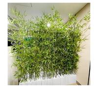 MZZKFC Assembly Artificial Bamboo Hedge，All-weather Realistic Artificial Bamboo Waterproof UV Resistant，3.9-8.2ft Faux Bamboo Plants Outdoor Maintenance Free(50 Pcs,250cm/8.2ft)