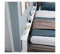 MZZKFC Behind Couch Storage Shelf for Bed Foot，Narrow Long Entryway Table Keeps Dog From Falling Behind The Couch，Custom Window Plant Stand for Small Spaces(B,1.5m L x 0.2m W x 0.65m H)