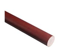 MZZKFC Brown Insulation Bakelite Rod, Cuttable Solid Round Phenolic Cotton Cloth Laminated Bar, High Voltage Electrical Insulation Phenolic Rod for Industrial(Dia 2cm(4/5 in))
