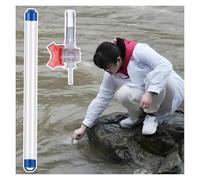 MZZKFC Groundwater Sampling Pipe with Adjustable Valve, 0.25 0.5 1L PVC Water Sampling Spoon, Water Sample Collection Tube(0.25L (93.2cm/36.7 in))