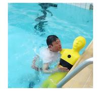 MZZKFC Water Rescue Simulator Reusable, Fire Training Dummies with 3 Water Injection Holes, Rapid Drainage Drowning Prevention Teaching Tools for Pool Rescue(Yellow)