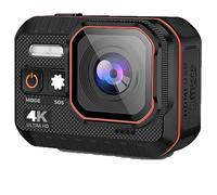 MZZYG Action Camera 4K Action Camera HD With Remote Control Screen Waterproof Sport Camera Drive Recorder Sports Camera Helmet Snorkeling Action Cam(XJ-SC002-128G)
