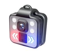 MZZYG Action Camera Wearable Bodycam 1080P HD Portable Body Camera 1000mAh Night Vision IP65 Waterproof Action Camera(Only Camera)